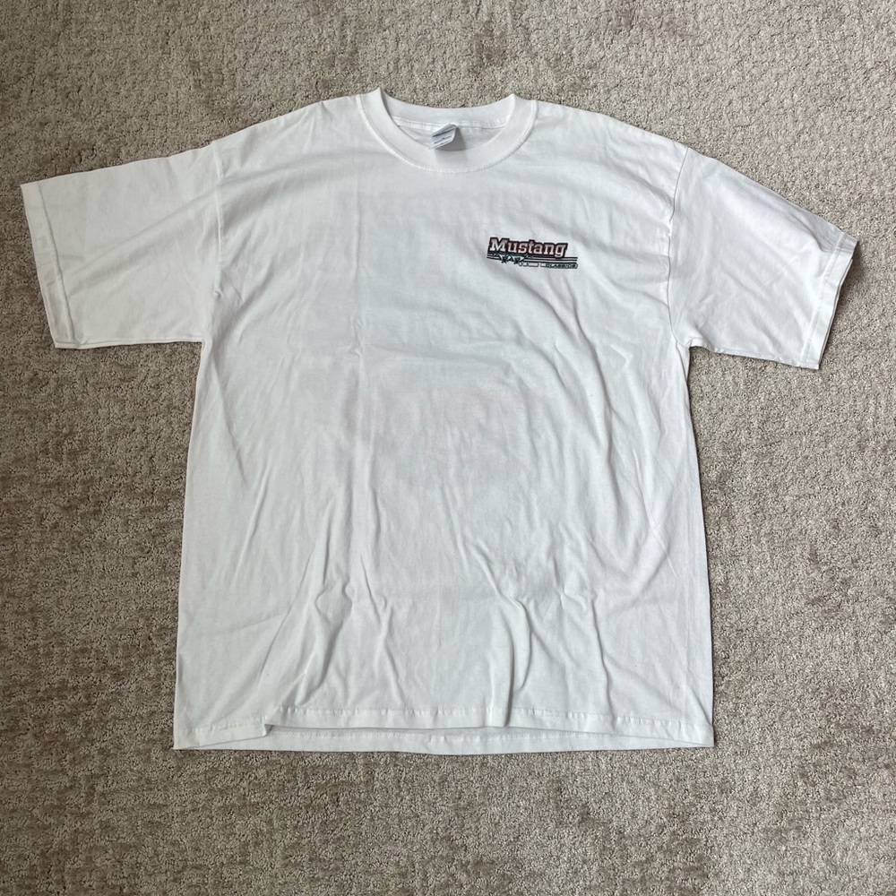 NWOT Vintage Ford Mustang short sleeve shirt XL